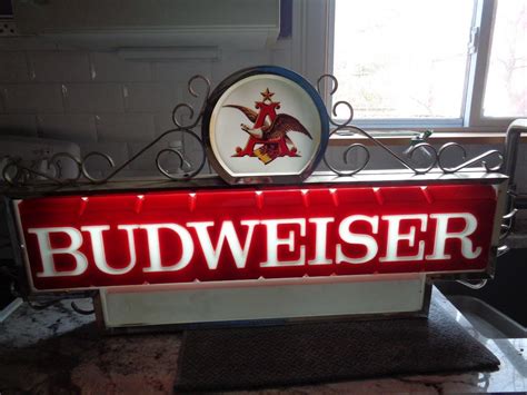 Vintage Budweiser Lighted Sign Lights Up | #1975191046