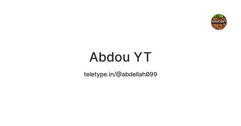 Abdou YT — Teletype