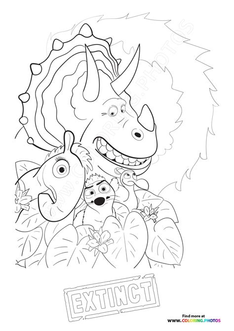 Image result for Extinct Animals Coloring Pages