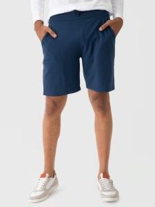 Damensch Solid Men Dark Blue Basic Shorts - Buy Damensch Solid Men Dark ...