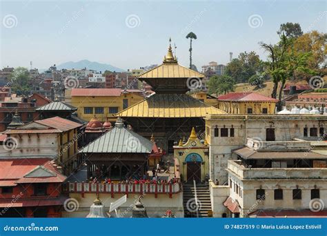 Hindu Temple Dedicated To Pashupatinath in Kathmandu, Nepal. Editorial ...