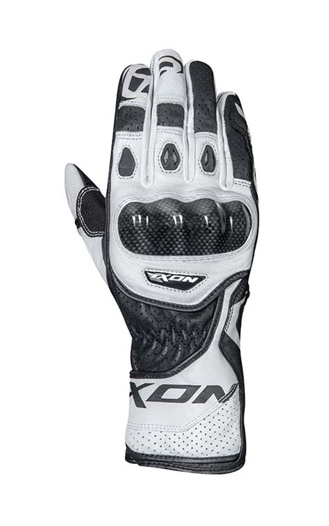 IXON RS CIRCUIT R GLOVES (WHITE BLACK)– Moto Central