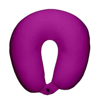 Buy ORKA TRAVEL Micro Beads Solid U Neck Pillow (Purple) at Amazon.in
