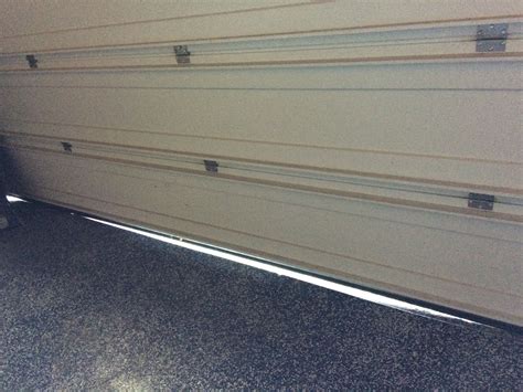 Garage Door Floor Seal Installation