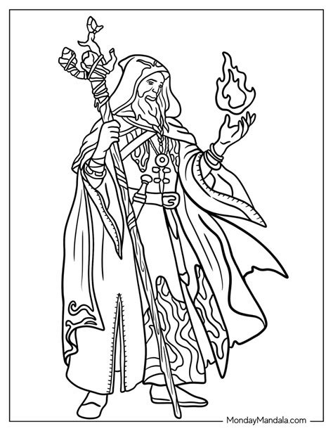 20 Dungeons & Dragons Coloring Pages (Free Printables)