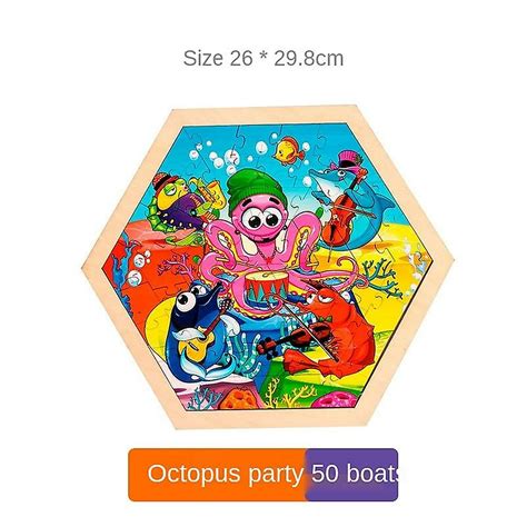 Juguetes educativos de madera redondos para niños de 3 a 7 años-(fiesta)// kaili Sencillez ...