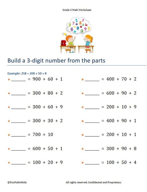 Image result for Expanded Form Math Worksheets for 3rd Grade