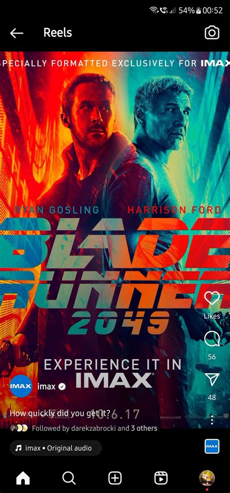 Possible Blade Runner 2049 IMAX rerelease? : r/imax