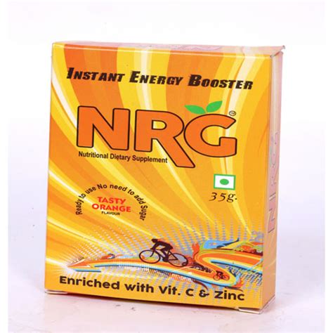 NRG Orange Flavour 35gm Energy Drink Yashtraa Healthcare