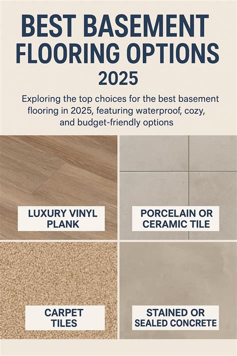 Best Basement Flooring Options in 2025: Durable, & Stylish Ideas - Pro ...
