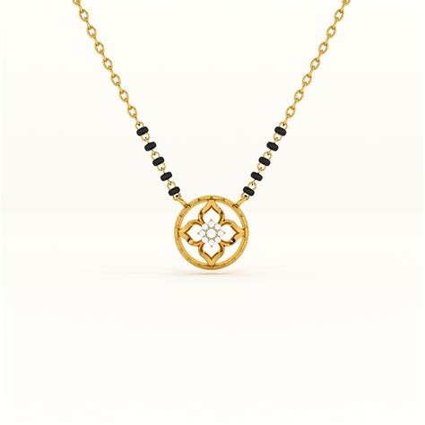 Eternal Lotus 925 Sterling Silver Mangalsutra – PALMONAS