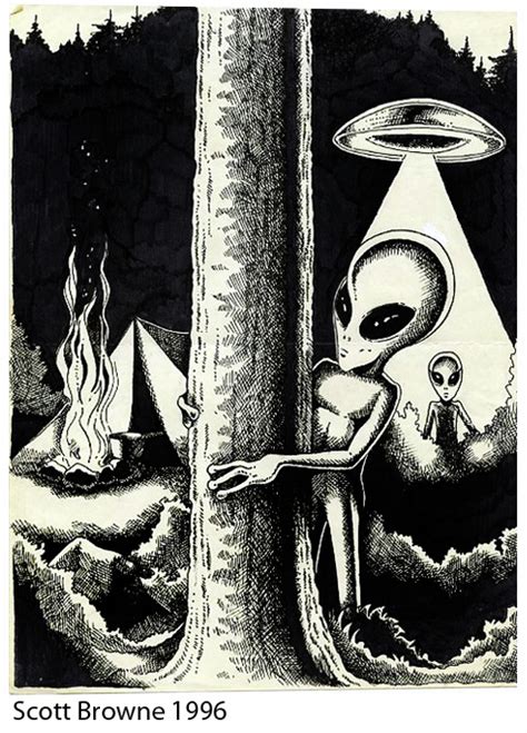 Alien & UFO Artwork - The Paranormal Zone