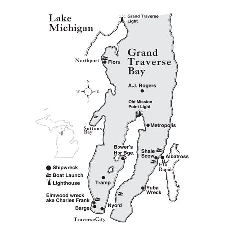 Grand Traverse Bay Underwater Preserve | Michigan Underwater Preserves
