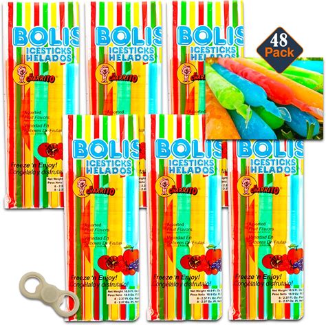 Amazon.com: Bolis Freezer Pops - 6 Packs of Bolis Helados Icesticks ...