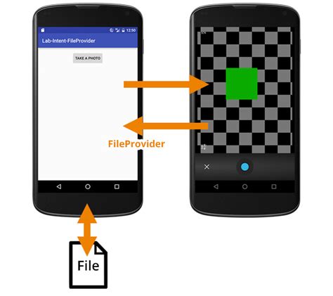 File Provider Android Example 的图像结果