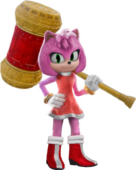 Amy Rose Render (Sonic Movie 4) by EdgarDALoquendo on DeviantArt