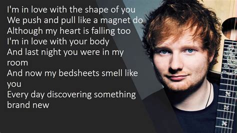 Shape Of You - Ed Sheeran (Lyrics) - YouTube