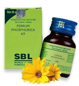 Buy SBL Ferrum Phosphoricum 6X Homeopathy (25g) Online at Low Prices in ...