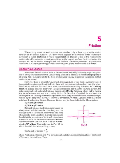 Engineering Mechanics: Understanding Friction and Its Applications ...