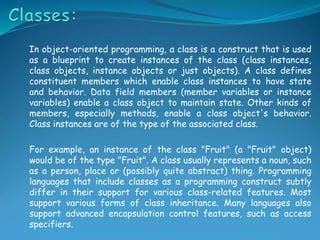 Image result for Computer Science Object-Oriented Class Visual Example