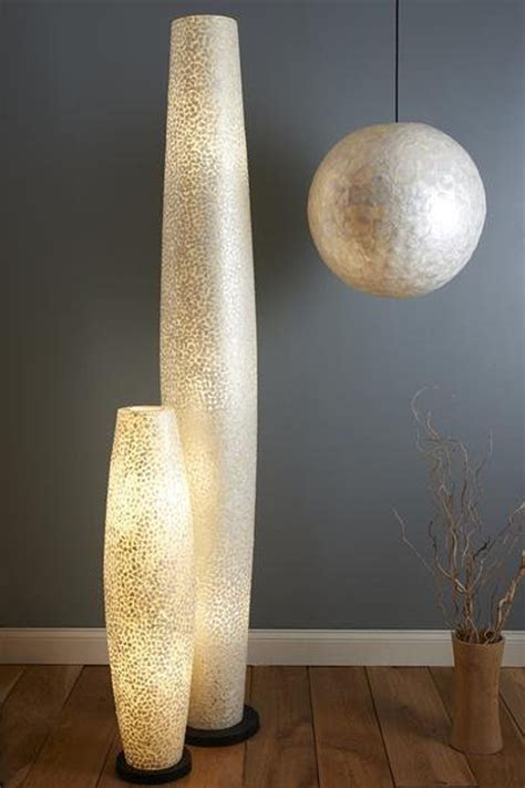 White mother of pearl floor lamp elara unique unusual etsy – Artofit