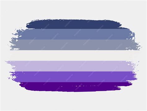 Premium Vector | Butch lesbian flag painted with brush on white ...