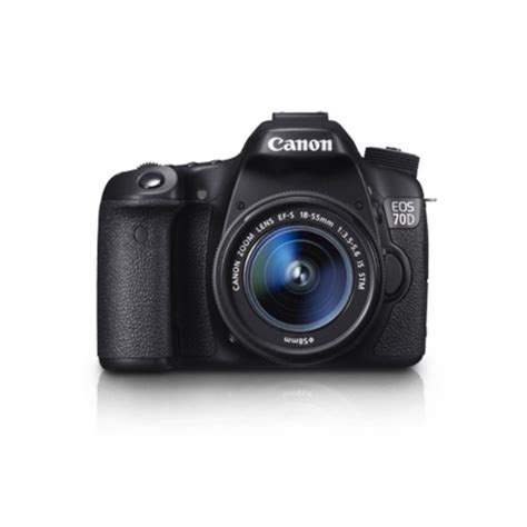 USED I Canon EOS 70D DSLR Camera with EF-S 18-55 mm IS STM Lens ...