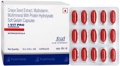 I Vit Pro Soft Gelatin Capsule 15 - Uses, Side Effects, Dosage, Price ...
