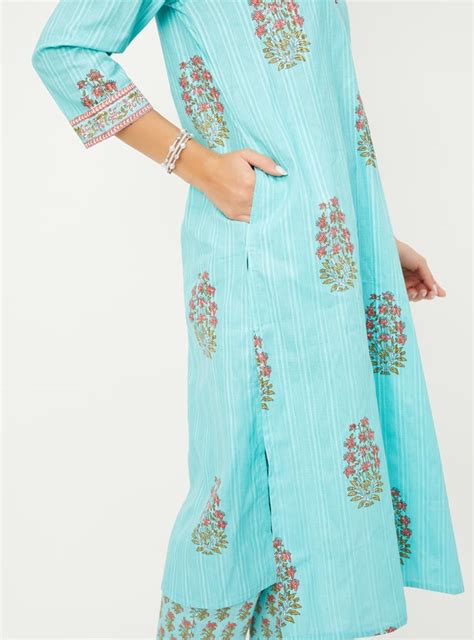Buy Women Floral Print Straight Kurta Set Online at just Rs. 1499.0 ...