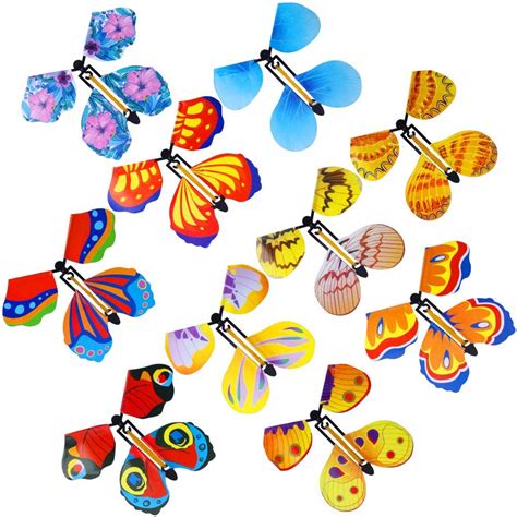 Buy LUPINEZ Kids Flying Butterfly Magic Butterfly Toy Rubber Band ...