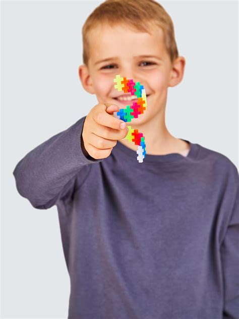 Plus-Plus Neon Colour Mix Tube, 240 Pieces