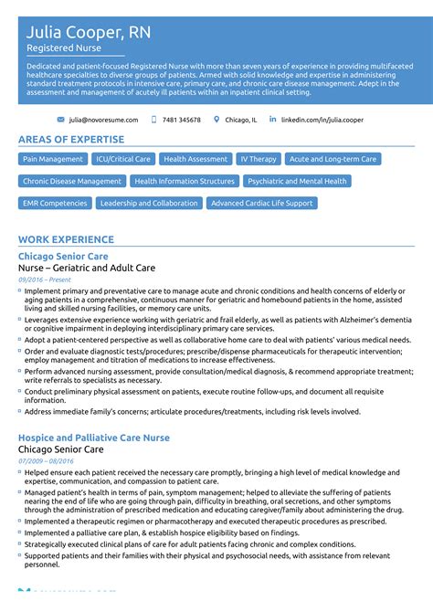 Essential Guide to Crafting an Effective Nurse Resume Job Description ...