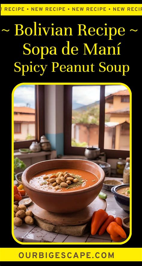 Sopa De Maní Recipe