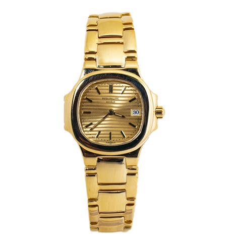 Buy Patek Philippe Nautilus 4700 YG Quartz Watch 27mm Box&Paper ...