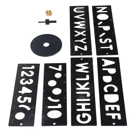 Buy Engraving Template, Laser Cut Sign Making Kit Built in Spacing for ...