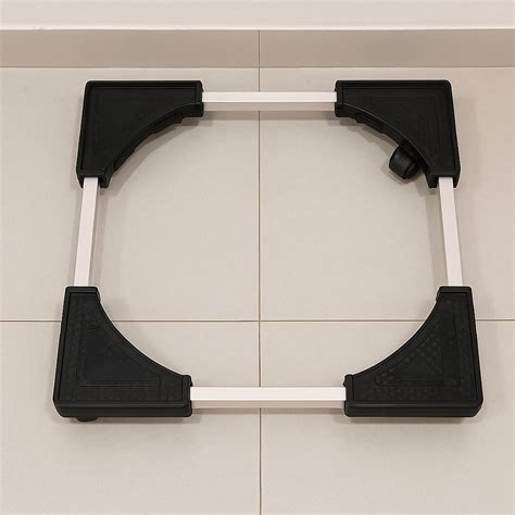 Adjustable Heavy-Duty Fridge and Washing Machine Stand Base Trolley 50 ...