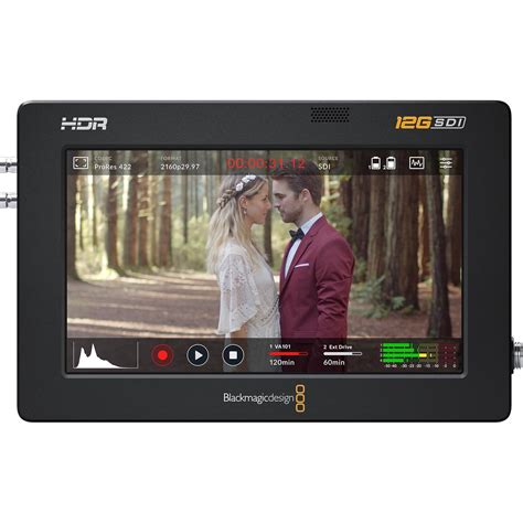 Blackmagic Design Video Assist 7" 12G-SDI/HDMI HDR Recording Monitor ...