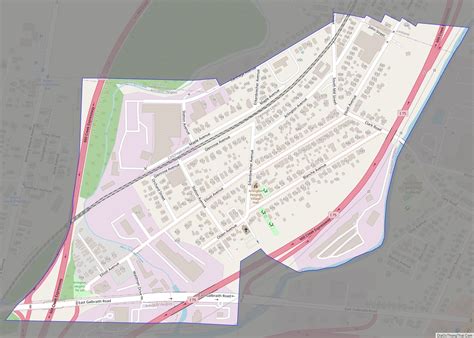 Map of Arlington Heights village, Ohio - Thong Thai Real