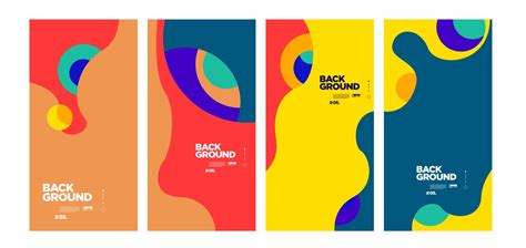 Colorful abstract background poster template 2288673 Vector Art at Vecteezy