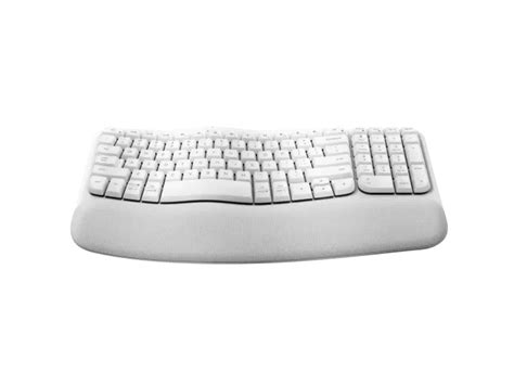 Logitech Wave Keys- A wireless ergonomic keyboard with a cushioned pal ...