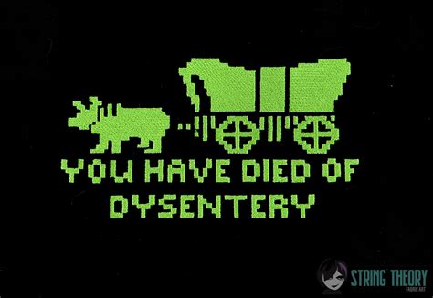 You Have Died of Dysentery – String Theory Fabric Art