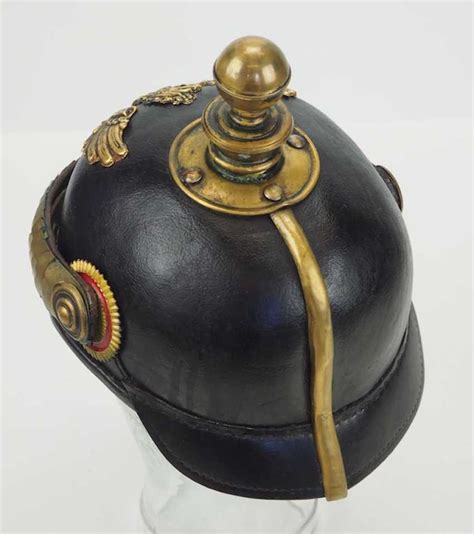 Baden : Pickelhaube for a One-year Volunteer in the artillery. — buy at ...