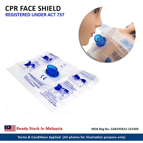 CPR Face Shield (Box of 100) - No.1 Medical Equipment in Malaysia