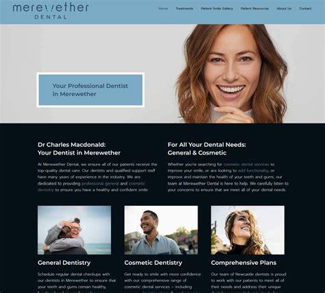 Merewether Dental | Dentist Website Design - Trek Web Design