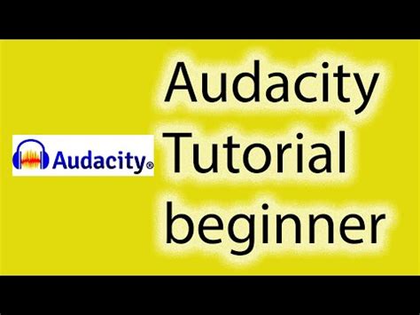 Image result for Audacity Advanced Tutorials
