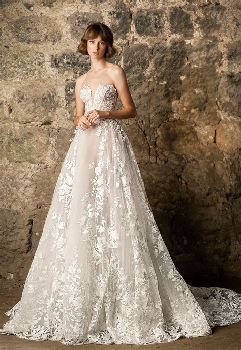 Kleinfeld Strapless Wedding Dresses at Michelle Peckham blog