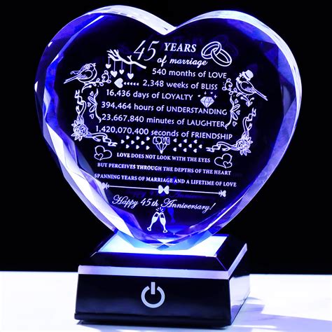 Snapklik.com : YWHL 45th Wedding Anniversary Crystal Gifts