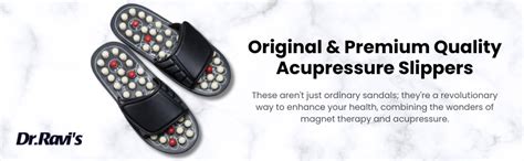 Dr.Ravi's Original Foot Massager Acupressure Spring Yoga Slippers ...