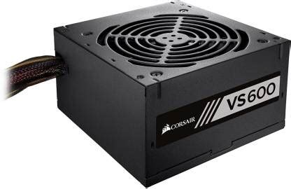 Corsair VS Series, VS600, Active PFC, 80 PLUS White Certified 600 Watts ...