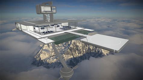 Oblivion Movie House Sky Tower Oblivion | CGTrader